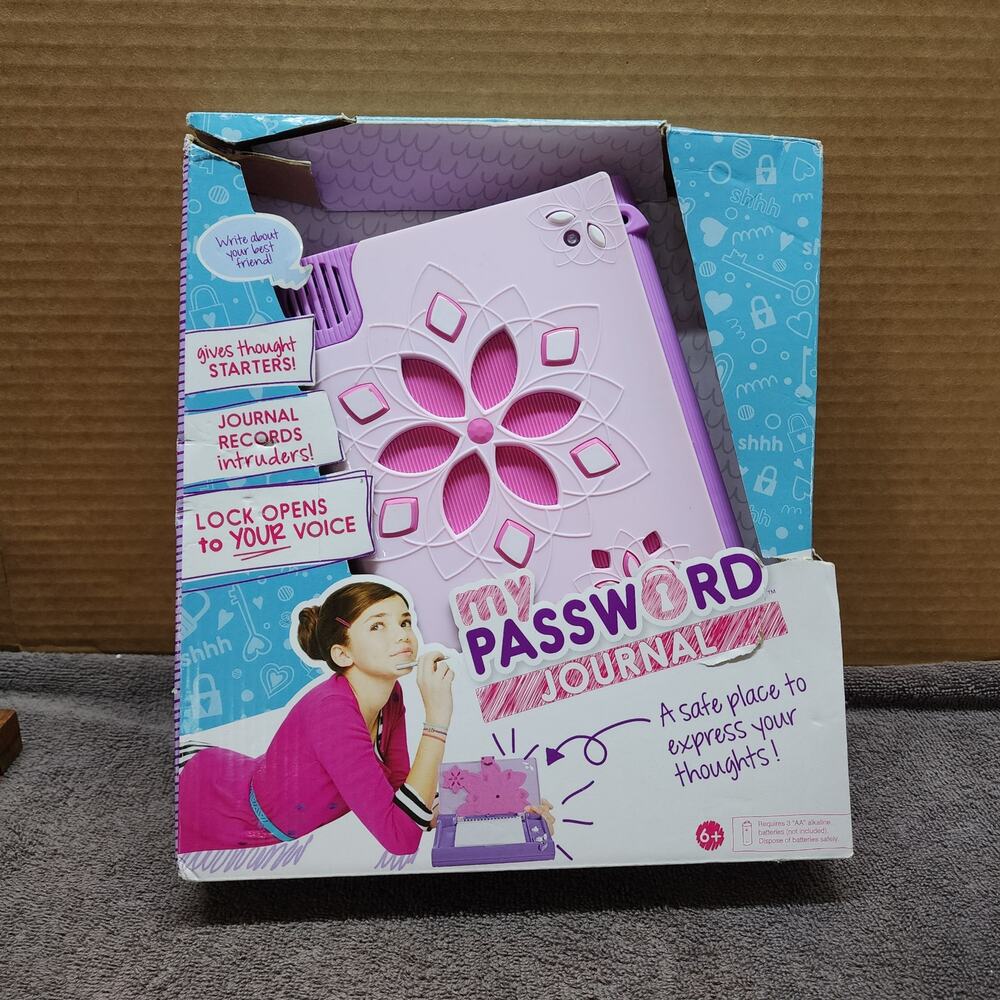 Mattel My Password Journal 2018 Diary Lock New in Box b52